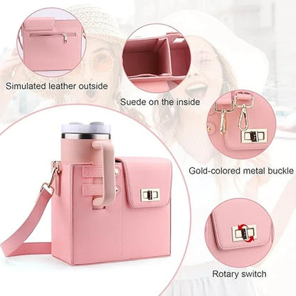 Portable water cup protective cover multifunctional universal storage shoulder/messenger bag